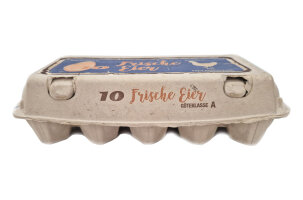 10er Eierschachteln Flat TOP Freilandhaltung