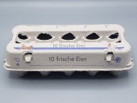 1 Eierschachtel Hartmann E3810 mit Aufdruck 10 frische Eier