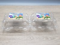 1 Klarsicht Eierverpackung f&uuml;r 6 gekochte Eier (...