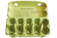 3136 x Hartmann Imagic Freilandhaltung E9910 10er Eierschachtel Eierverpackung