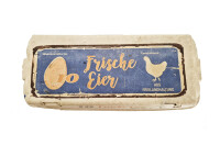 328 x 10er Eierschachtel flat TOP mit Aufdruck 10 frische Eier aus Freilandhaltung