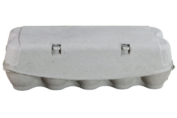 188 x Eierschachtel Omni Pac Compac in grau ohne Aufdruck