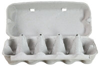 188 x Eierschachtel Omni Pac Compac in grau ohne Aufdruck