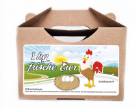 270 x frische Eier Junghennenbox in braun Version 2