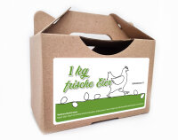 540 x frische Eier Junghennenbox in braun Version 5