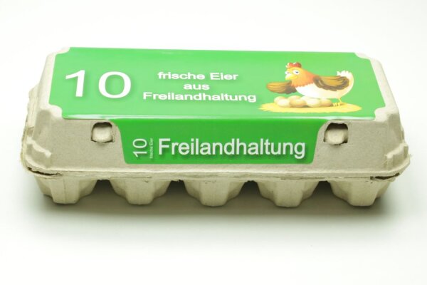 385 Eierschachteln TOP 10 Freilandhaltung